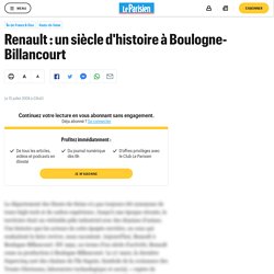 Renault : un siècle d'histoire à Boulogne-Billancourt