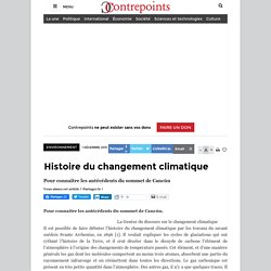 Histoire du changement climatique