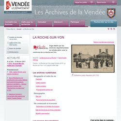 La Roche-sur-Yon : source de l’histoire de la commune