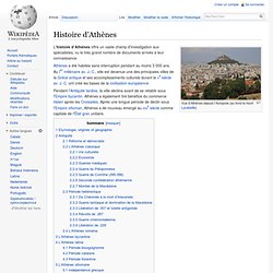 Histoire d'Athènes