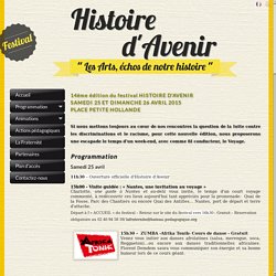 Musique : Festival Histoire d'avenir à Nantes les 25 et 26/04