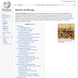 Histoire de Chicago