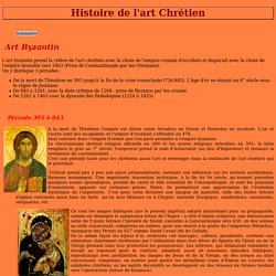 Histoire de l'art byzantin