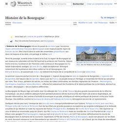 Histoire de la Bourgogne — Wikipédia