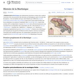 Histoire de la Martinique