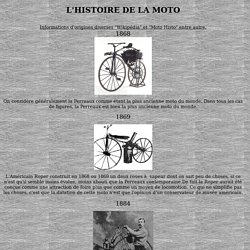 Histoire de la moto
