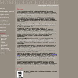 L'histoire de la Morphopsychologie