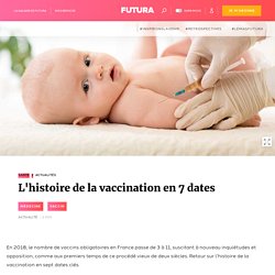 L'histoire de la vaccination en 7 dates