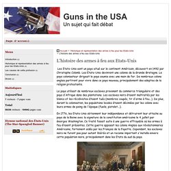 Histoire des armes à feu aux Etats-Unis