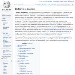 Histoire des Basques
