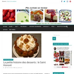 La petite histoire des desserts : le Saint Honoré