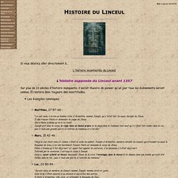 Histoire du Linceul