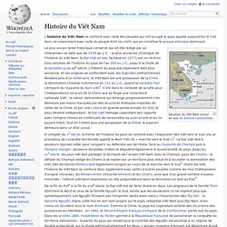 Histoire du Viêt Nam