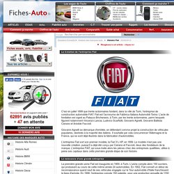 Histoire Fiat - ...