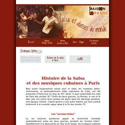 Maison Orange : Histoire de la salsa et des musiques cubaines à Paris