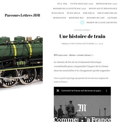 Une histoire de train – Parcours Lettres JDB