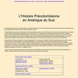 Histoire précolombienne