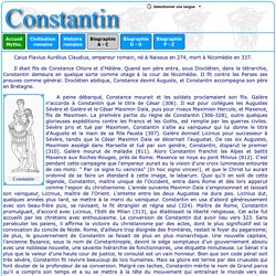 Histoire romaine : Constantin