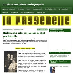 Histoire des arts : Les joueurs de skat par Otto Dix - La p@sserelle -Histoire Géographie-