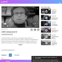 L'ORTF, histoire de la TV - Vidéo Spécialités
