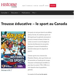 Histoire Canada_sports_cahier pédagogique