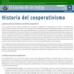 Historia del cooperativismo
