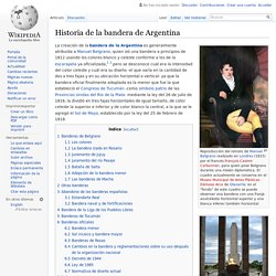 Historia de la bandera de Argentina - Wikipedia, la ...
