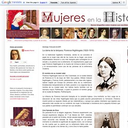 Mujeres en la historia: La dama de la lámpara, Florence Nightingale (1820-1910)