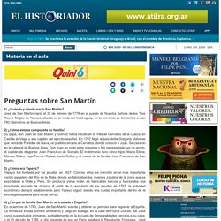 Preguntas sobre San Martín