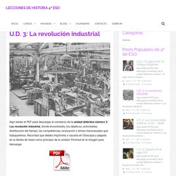 U.D. 3: La revolución industrial