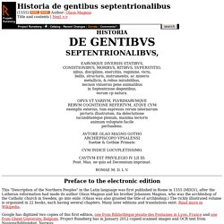 Historia de gentibus septentrionalibus