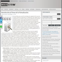 Historia De La Virtualizacion