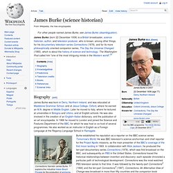 James Burke (science historian)