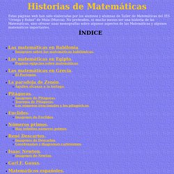 Historias de Matemáticas