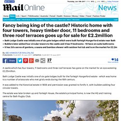 Historic castle with four towers on market for £2.2million