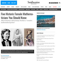 Five Historic Female Mathematicians You Should Know