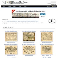 Historic Map Works, Residential Genealogy ™