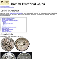 Historical Coins: Caesar to Domitian