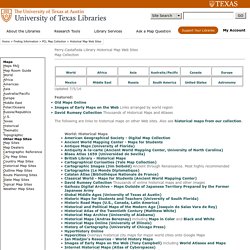 Historical Map Web Sites
