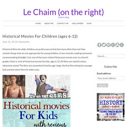 historical movies for kids