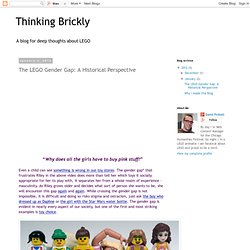 The LEGO Gender Gap: A Historical Perspective