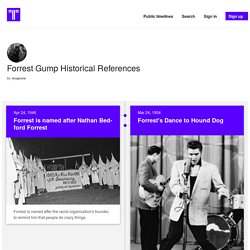 Forrest Gump Historical References timeline