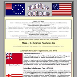 American Revolutionary War Flags