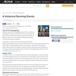 4 Historical Running Events