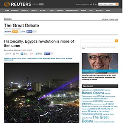 Historically, Egypt’s revolution is more of the same