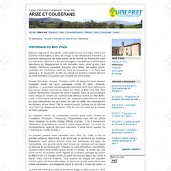 Historique du Mas d'Azil - UNEPREF Ariège