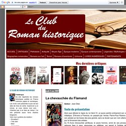 Le club du roman historique: La chevauchée du Flamand