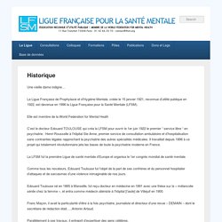Ligue Française pour la Santé Mentale