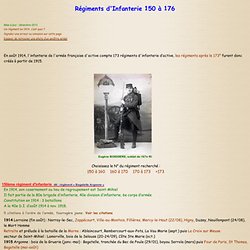 Parcours et historique des Régiments d'Infanterie durant 14/18
