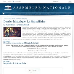 Assemblée Nat : Marseillaise